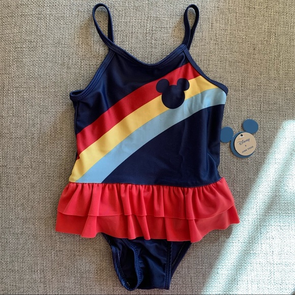 Disney x Junk Food Mickey Mouse Swimsuit - Picture 1 of 5